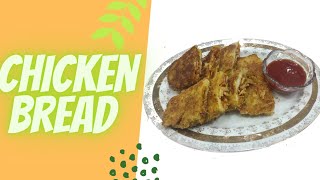 Chicken filled bread| Fried chicken bread | Easy and quick fried chicken bread