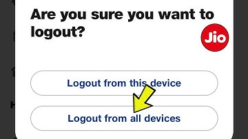 MyJio Account Ko Sab Devices Se Logout Kaise Kare