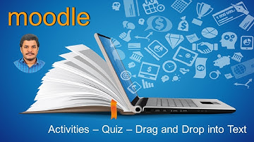 Quiz Type 10 - Drag and Drop into Text (moodle drag and drop into text)