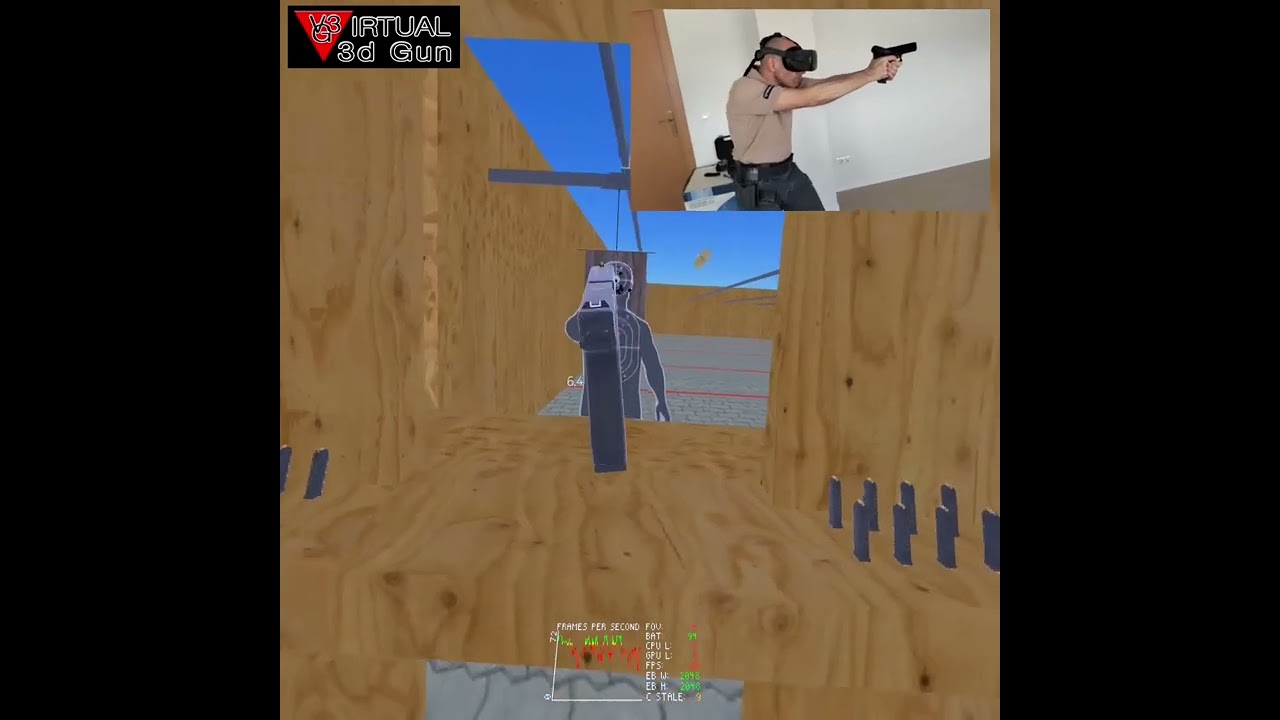 GT1 - Simulador de Tiro Virtual Policial - Police Virtual Shooting Simulator - STV-AI -