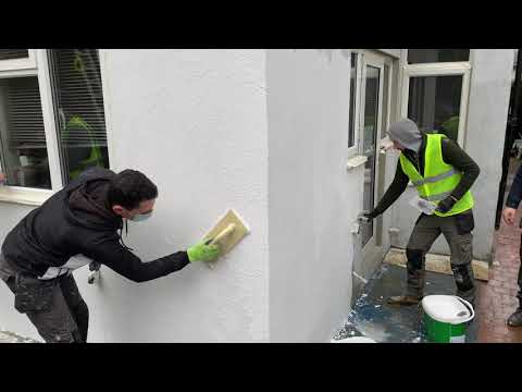 Video: Tencuiala de fatada pentru exterior: proprietati si aplicare