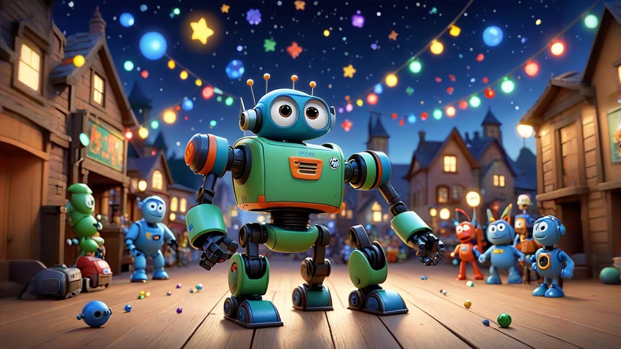 Four Silly Robots Count to Ten | Robot Song for Kids | Fun Counting Nursery Rhyme