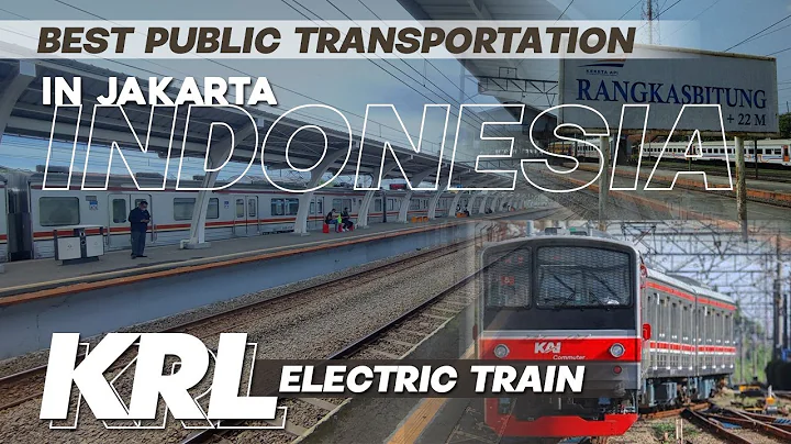 Best Public Transportation in JAKARTA INDONESIA | KRL Commuter Line Electric Train ‼️ Subtitle CC
