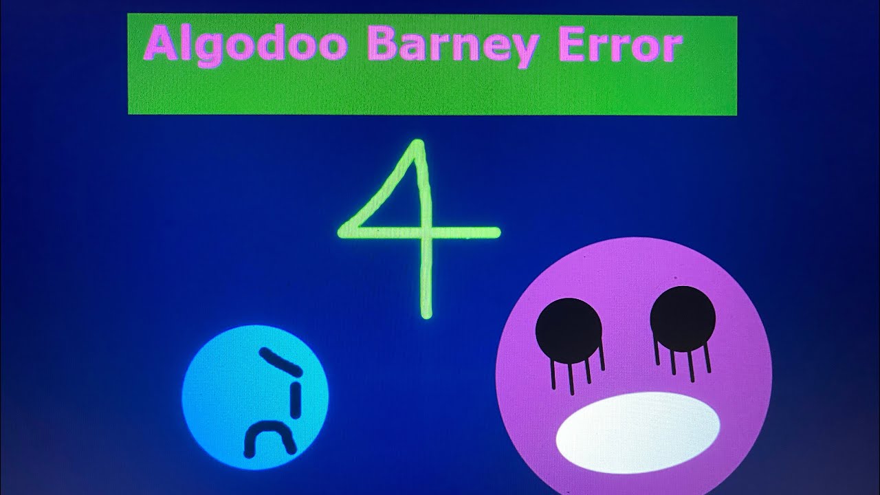 Algodoo Barney Error 4: The True Defeat