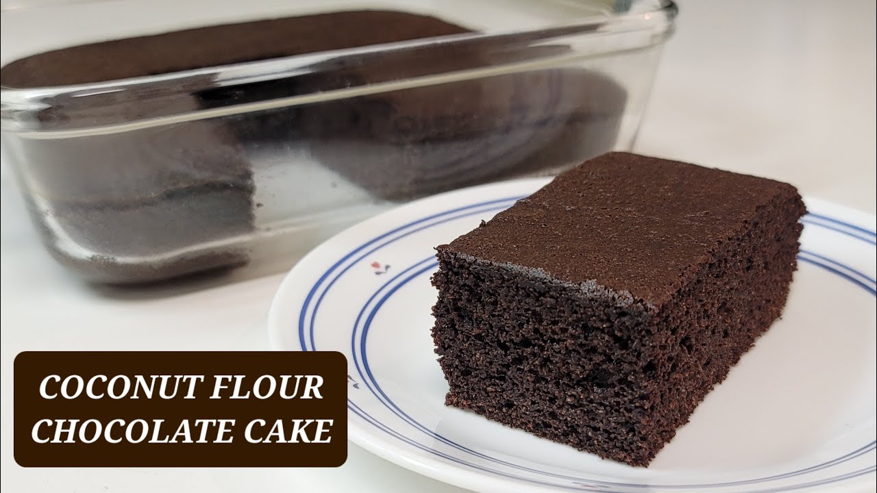 BIA136 COCONUT FLOUR CHOCOLATE CAKE (low carb, rich and delicious)