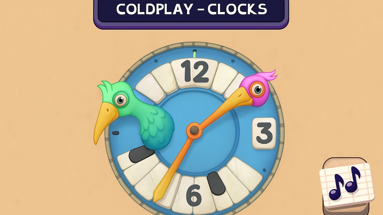 Coldplay - Clocks (Cover) MSM Composer App - YouTube Music