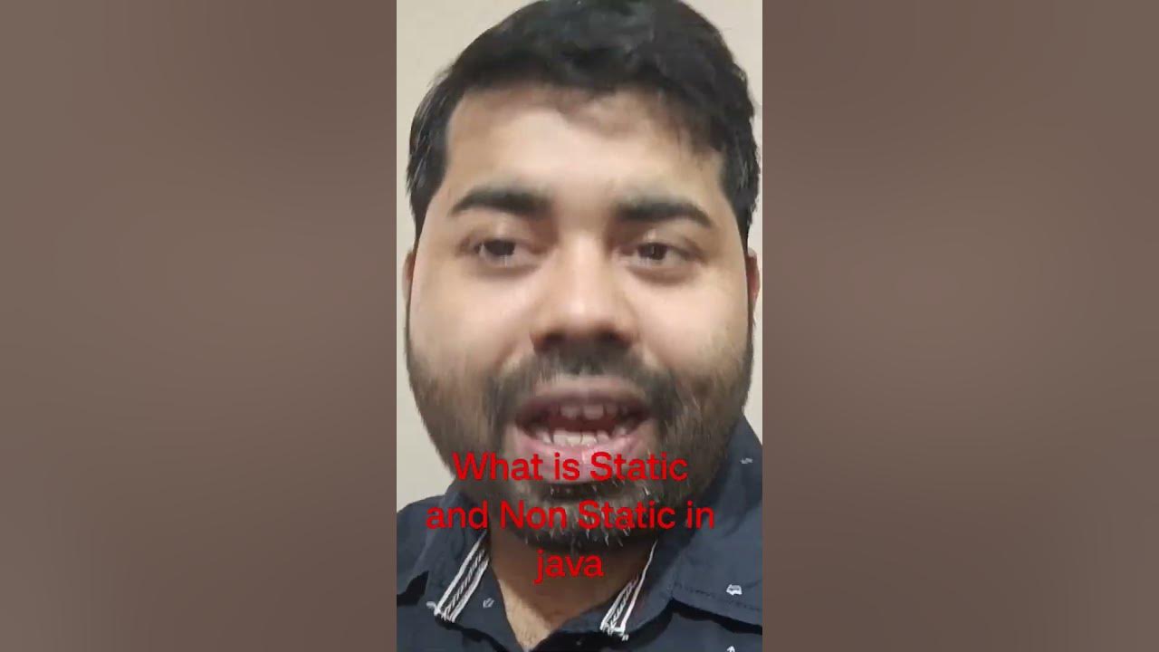 Static vs Non-Static in Java? - YouTube