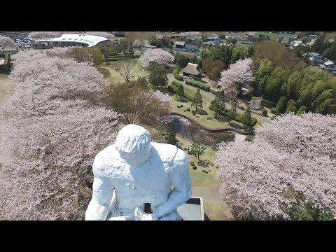 【4K】大串貝塚ふれあい公園上空からの空撮