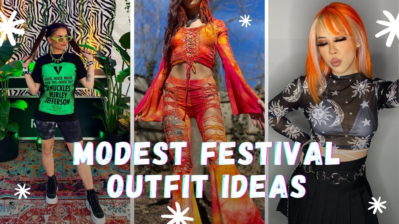 Modest Rave & Festival Outfit Ideas! - YouTube