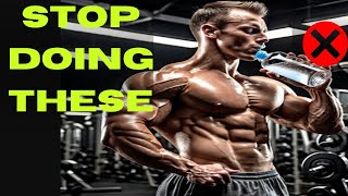 5 fatal mistakes before workout!