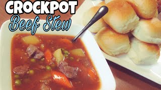 CROCKPOT BEEF STEW | Slow Cooker Recipes | Easy Dinner!