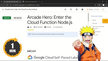 Arcade Hero: Enter the Cloud Function Node.js | #qwiklabs | #ARC231