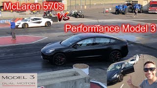 I got my friend to race his mclaren 570s vs. friends performance model
3! very close race! get 6 months of free supercharging on any new or
inventory tesl...