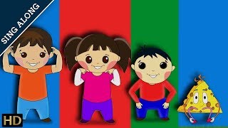 Head Shoulders Knees And Toes Hd Sing Along Nursery Rhyme With Shemaroo Kids