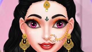 Beauty makeup girl and traditional Indian wedding |Android gameplay|new game 2022|@StylishGamerr screenshot 5