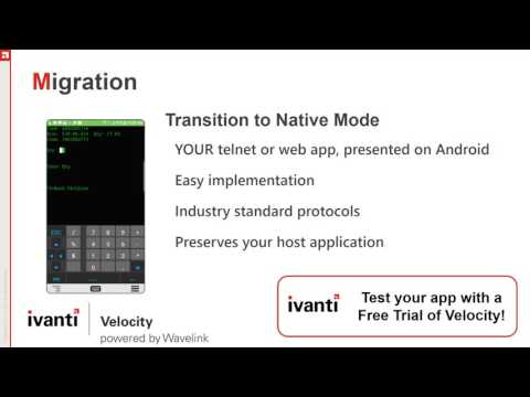 Velocity – Migrate