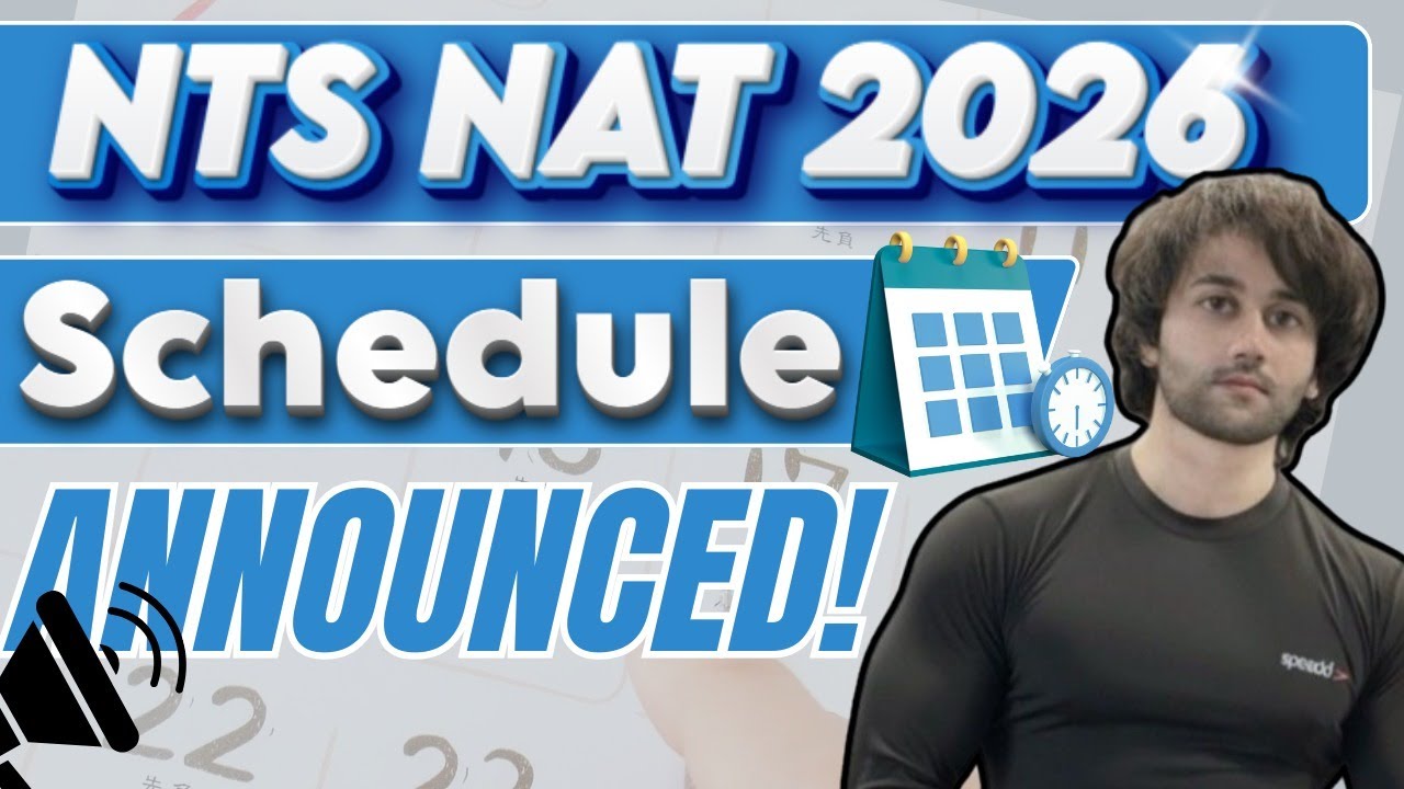 NTS NAT Schedule 2026 I NTS NAT Preparation 2026 I NAT Entry Test Preparation I NTS NAT Test 2026
