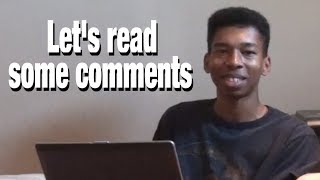 READING YOUR COMMENTS: For the First Time!