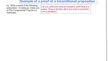 Section 1.5, part 10 (Example of a proof of a biconditional proposition)