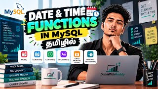 DATE & TIME FUNCTIONS in MySQL in Tamil | SQL Episode 17 | Data Analytics in Tamil  Update