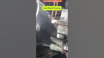 #Saw #Teeth #Carbide #Alloys #Brazing - JLCG-10KW Induction Heating Machine