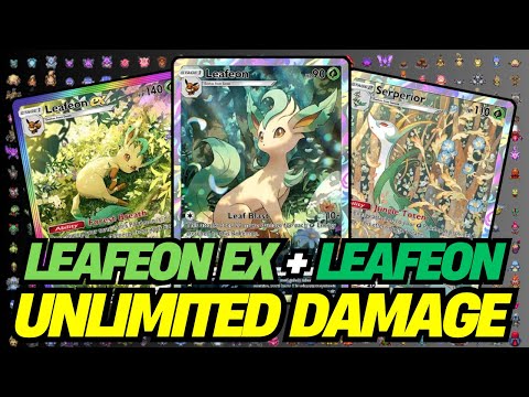 The Best EEVEE GROVE LEAFEON Deck | SPIRIT BOMB! | EEVEE GROVE |