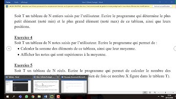 تمارين بايثون Exercices python 6 (Darija by Belfares): List Tableau uni dimension