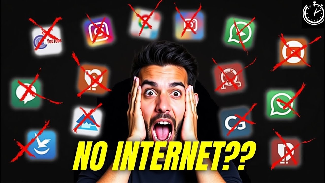 What If the Internet Shut Down for 24 Hours 🌐⏳📵