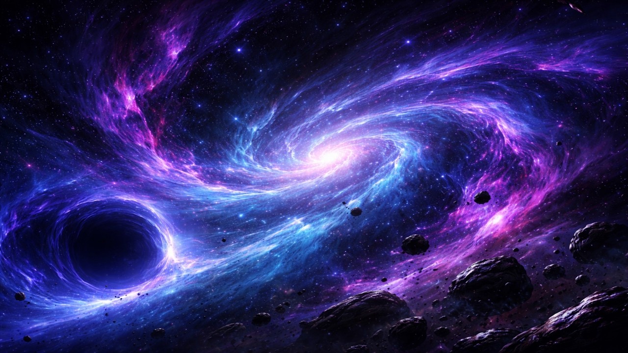 KULIAH UNTUK TIDUR: Mengungkap Galaksi Hantu Tempat Waktu & Materi Gelap Lenyap