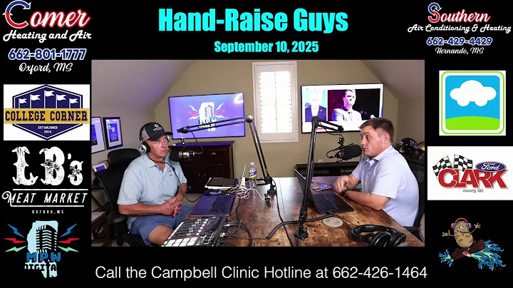 Hand-Raise Guys, presented by Comer Heating and Air and Southern Air Conditioning & Heating: 9-10-25