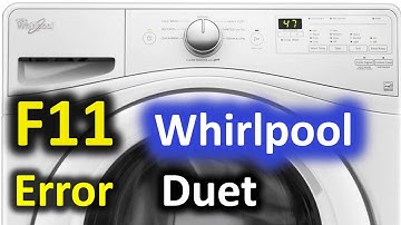F11 Error Code SOLVED!!! Whirlpool Duet Front Load Washer Washing Machine FII