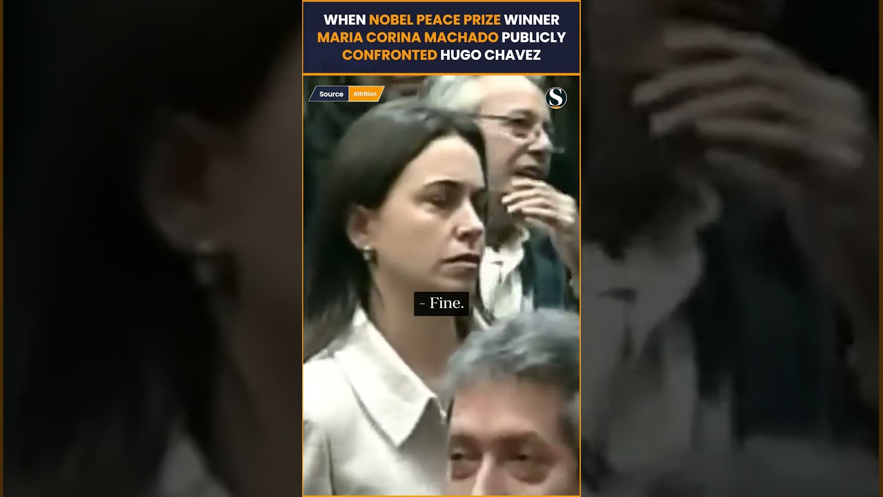 Watch Her CONFRONT Hugo Chavez in Front of the Entire Country: Nobel Winner Maria Corina Machado