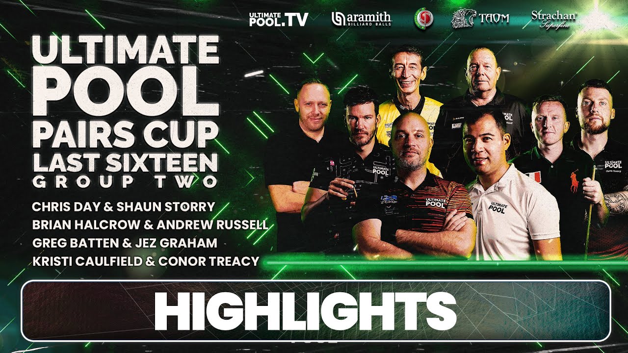 Ultimate Pool Pairs Cup 2022 Highlights Show - Last 16 Week 2