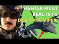 Real Fighter Pilot Reacts to DCS: F-16C VIPER Trailer