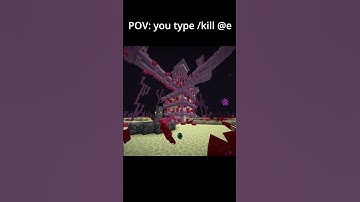 Minecraft Kill Command 🙀#minecraft #shorts #edit #memes #funny