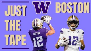 Washington WR Denzel Boston Every 2025 Touchdown