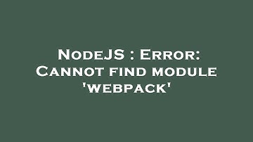 NodeJS : Error: Cannot find module 