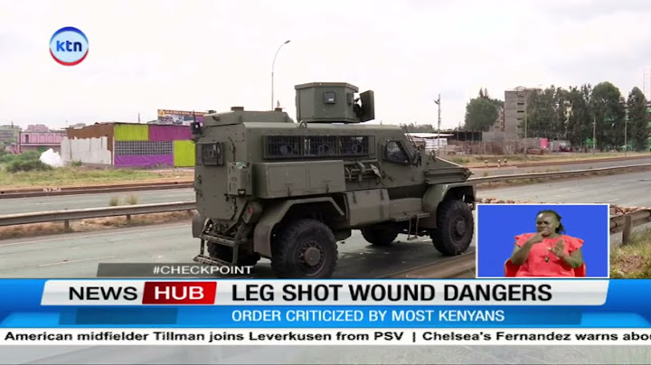 War doctor, Mark Lutomia explains damages of a leg-shot after President Ruto's recent remarks