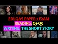 Eduqas paper 1 exam walkthrough all questions gcse english language