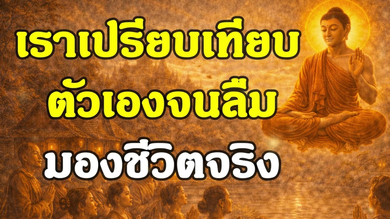 เราเปรียบเทียบตัวเองจนลืมมองชีวิตจริง | ฟังธรรมพุทธ | Ep.38
