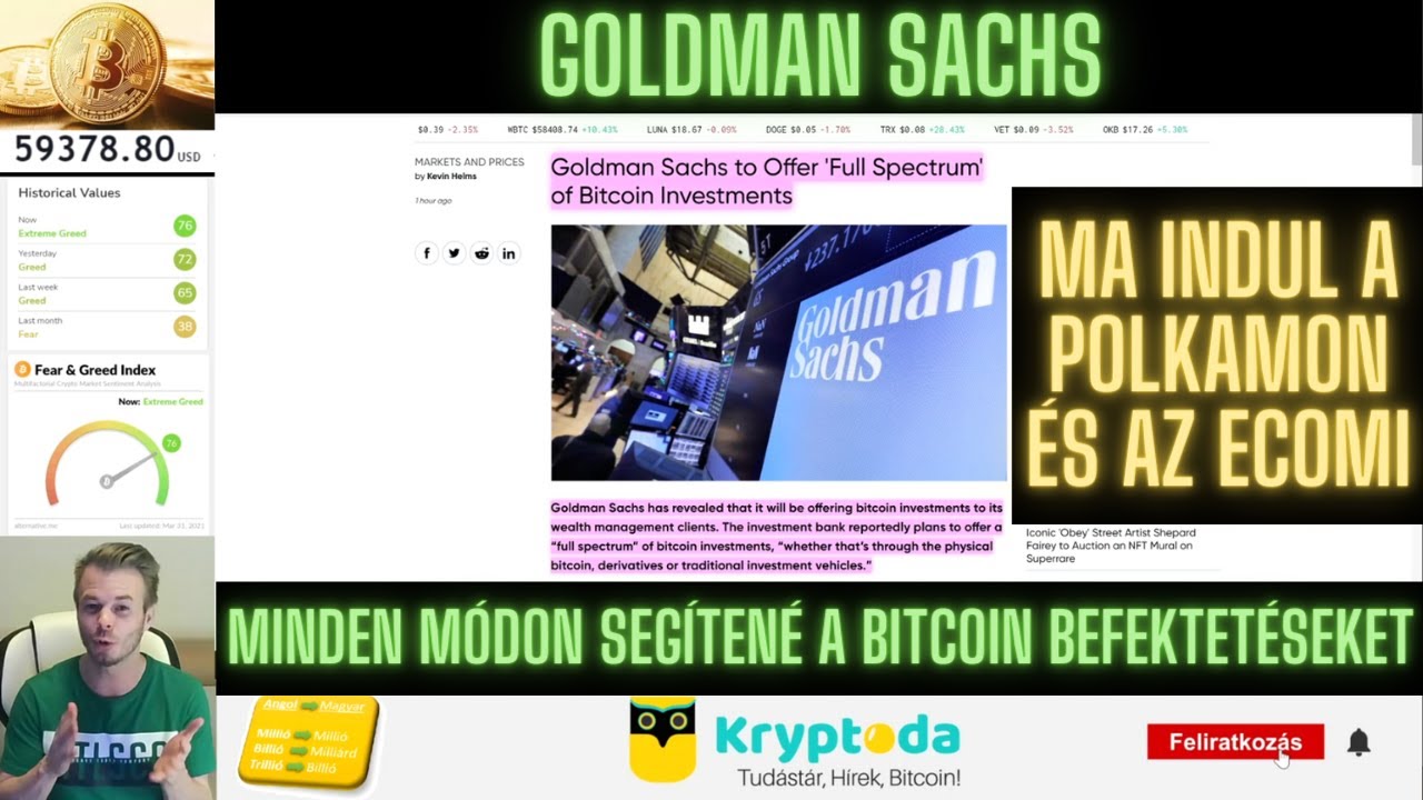 A Goldman Sachs elsőként kínálja Bitcoin által támogatott hitelezési lehetőségét – crypto.news