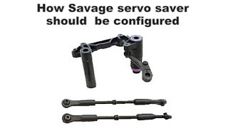 How HPI Savage Servo Saver should  be configured