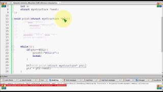 Bangla C programming tutorial 111 Dynamic memory allocation Self reference Structure