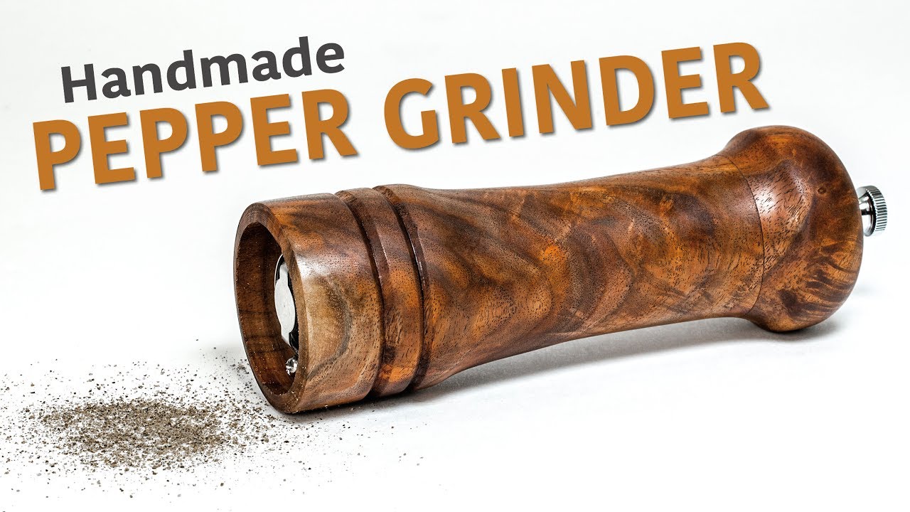 Making a Black Walnut Pepper Grinder 