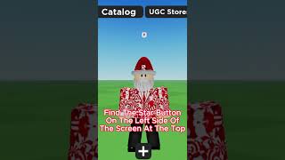 HOW TO GET THIS FREE UGC LIMITED TRAFFIC CONE ON ROBLOX roblox shorts