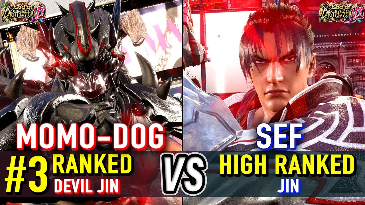 T8 🔥 MOMO-DOG (#3 Ranked Devil Jin) vs SEF (Jin) 🔥 Tekken 8 High