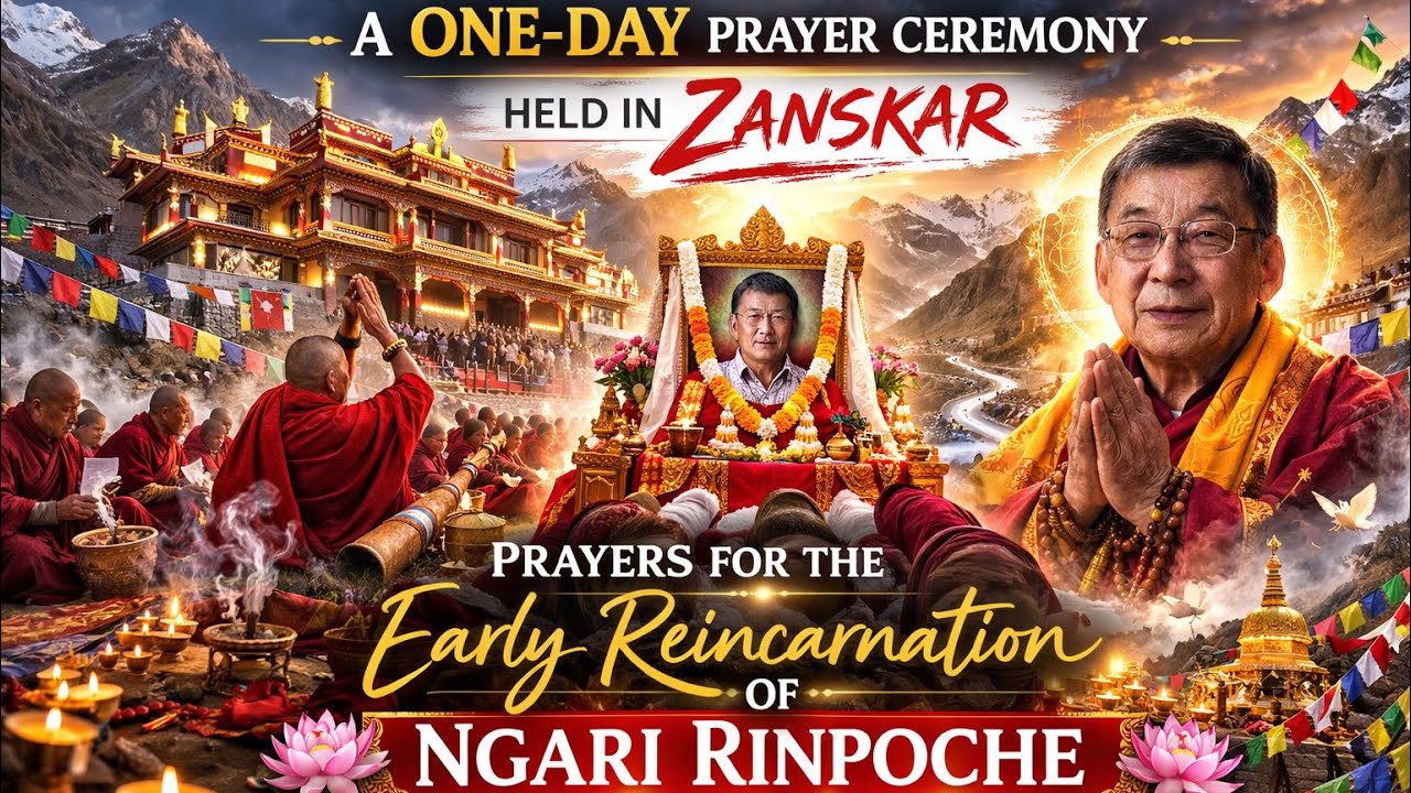 A one-day prayer ceremony was held in Zanskar for the early reincarnation of the Nagri Rinpoche.