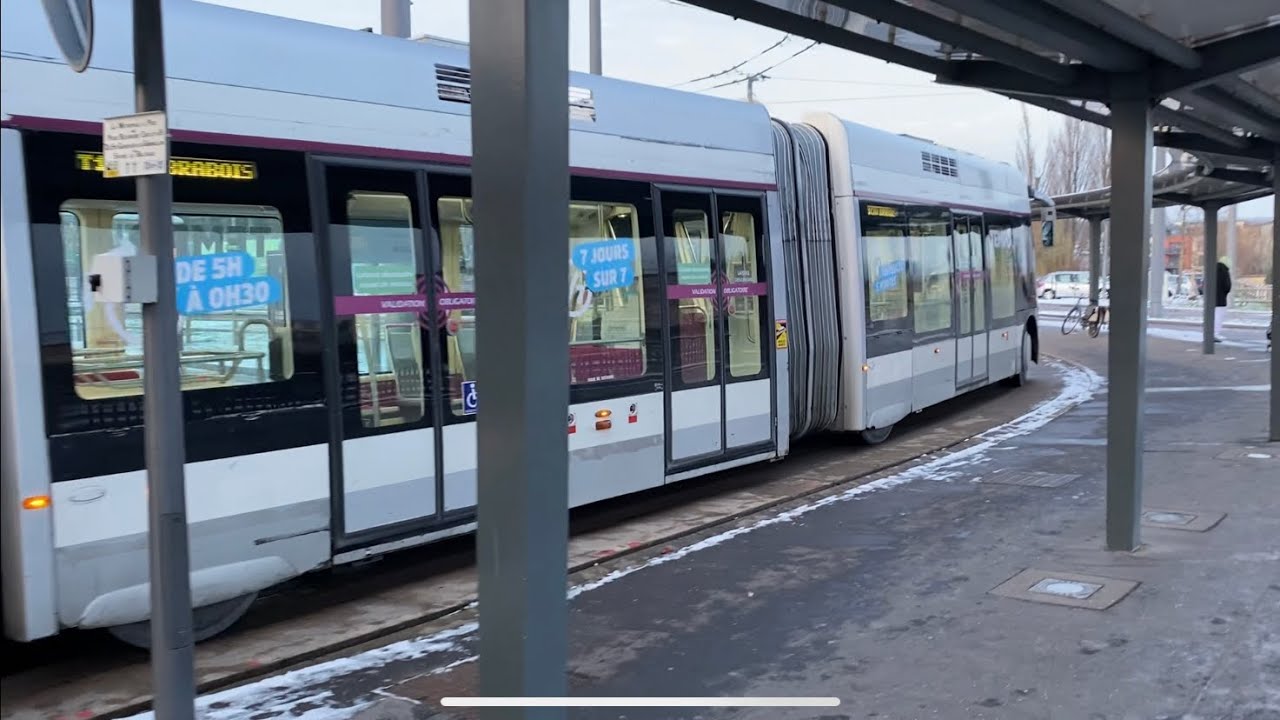 TVR de Nancy : Prises de vue aux terminus de VANDOEUVRE CHU Brabois et ESSEY Mouzimpré