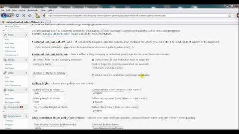 How to add images in Featured Content Gallery