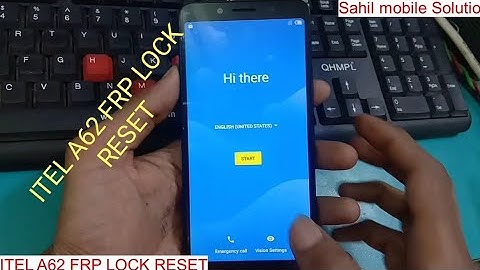 Itel A62 Android 8.1 FRP Lock Reset By SP Flash Tool